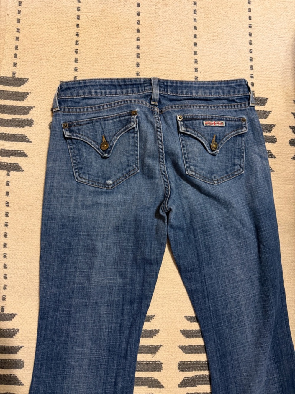 Hudson Jeans Women's Medium Blue Flare Jeans - Picture 3 of 4
